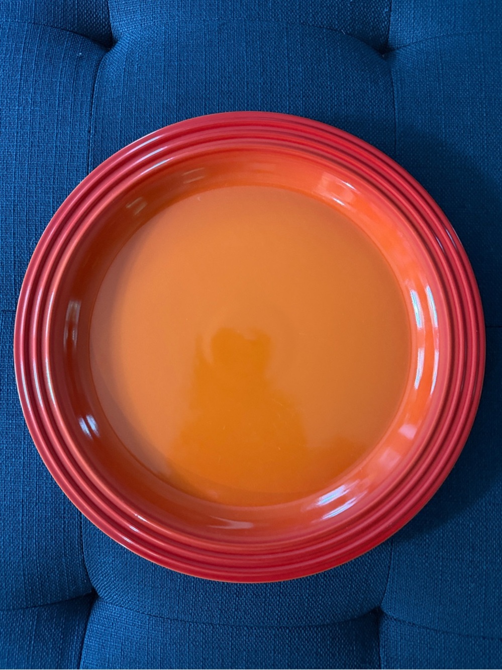 Le Creuset Flame ombre Orange and Red 27cm/10.5” Dinner Plate replacement
